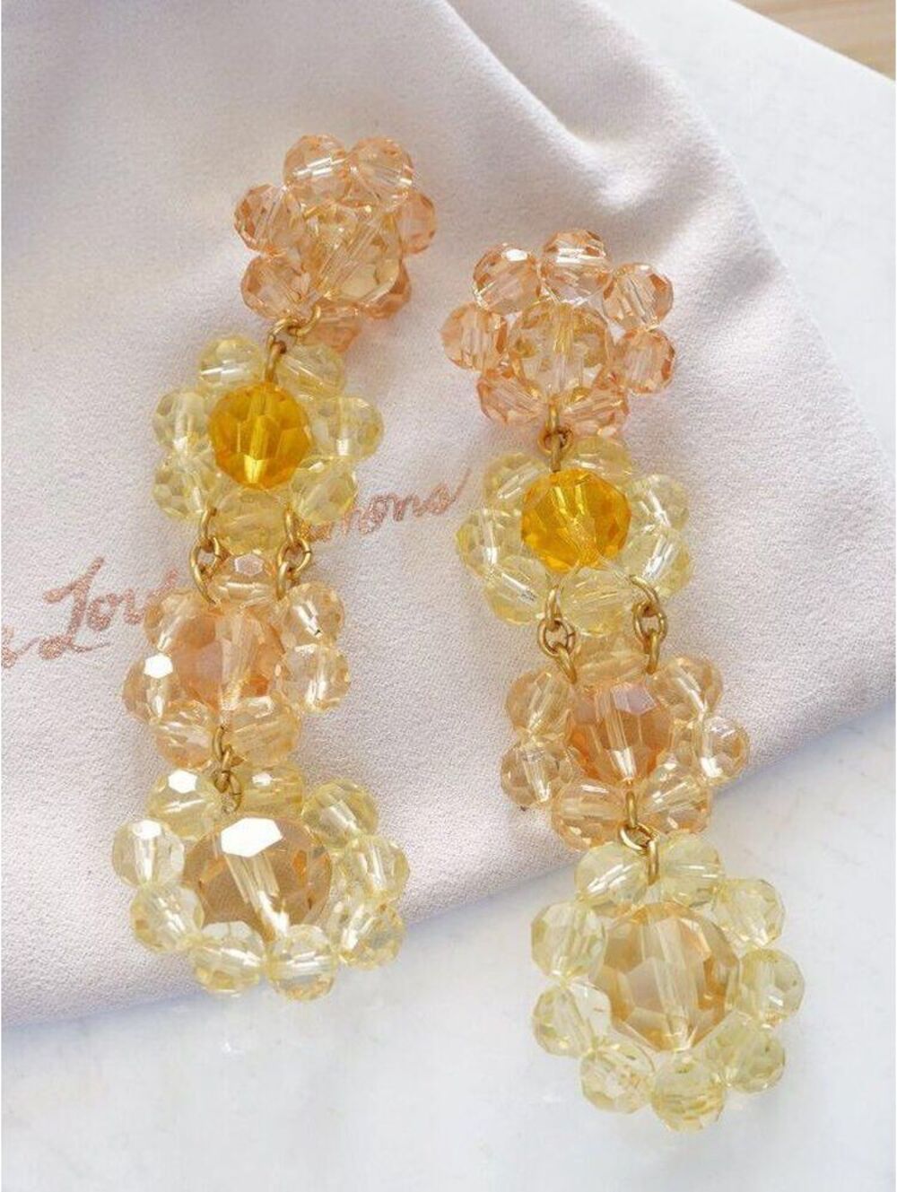 For Love & Lemons Bouquet Beaded Earrings
